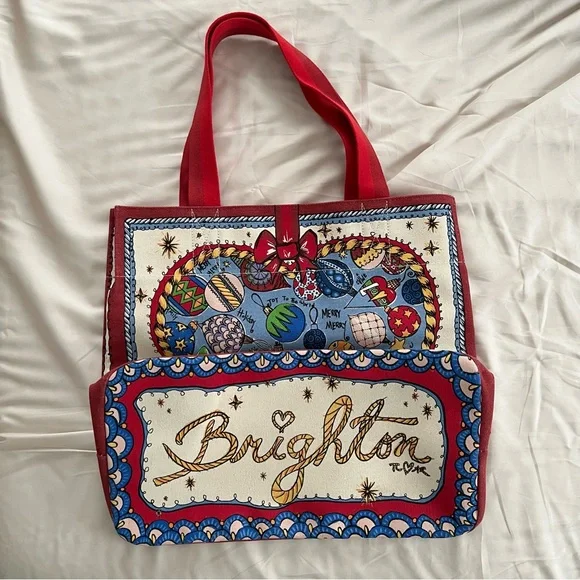 NWOT Brighton Celebrate Holiday Tote - Picture 3 of 7